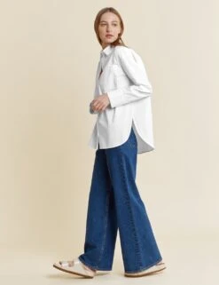 Organic Cotton Collared Shirt -Marks and Spencer Shop SD 10 T83 2081W Z4 X EC 4