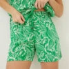 Linen Rich Floral Shorts 1 Linen Rich Floral Shorts -Marks and Spencer Shop SD 10 T83 2160W J4 X EC 0