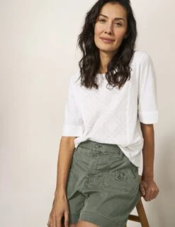 WHITE STUFF Pure Tencel™ Cargo Shorts -Marks and Spencer Shop SD 10 T83 2284W J0 X EC 2