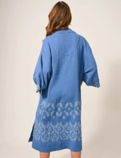 WHITE STUFF Pure Cotton Floral Embroidered Kaftan -Marks and Spencer Shop SD 10 T83 3099W E0 X EC 3