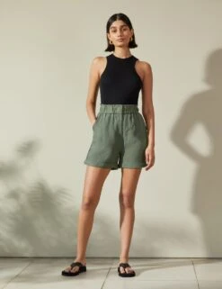 Pure Linen Shorts