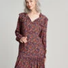 Joules Floral Round Neck Frill Detail Tunic -Marks and Spencer Shop SD 10 T83 4110W F4 X EC 0