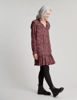 Joules Floral Round Neck Frill Detail Tunic -Marks and Spencer Shop SD 10 T83 4110W F4 X EC 1