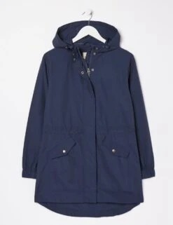 Lightweight Hooded Longline Parka Coat