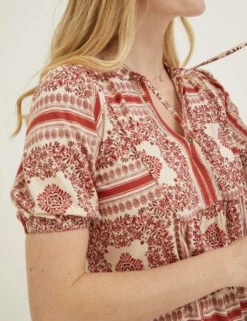 Printed Tunic -Marks and Spencer Shop SD 10 T83 4931W Y8 X EC 1