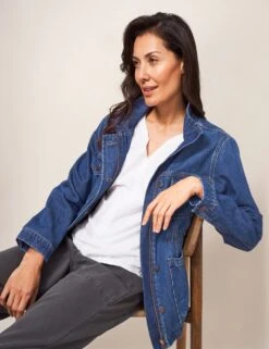 WHITE STUFF Denim High Neck Jacket -Marks and Spencer Shop SD 10 T83 5021W E0 X EC 4