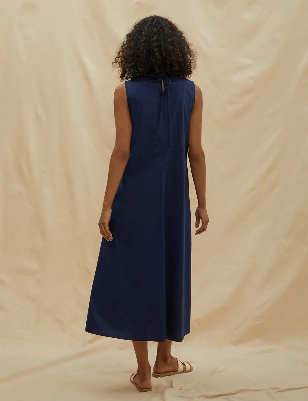 Organic Cotton Midi Swing Dress 5 Organic Cotton Midi Swing Dress - Image 3