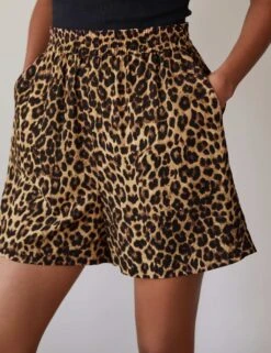 Animal Print Shorts -Marks and Spencer Shop SD 10 T83 5262W N4 X EC 2