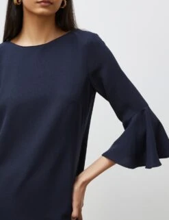 Round Neck Mini Shift Dress -Marks and Spencer Shop SD 10 T83 5432W F0 X EC 3