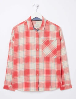 Pure Cotton Checked Collared Relaxed Shirt -Marks and Spencer Shop SD 10 T83 5507W B0 X EC 90