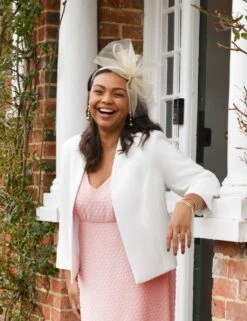 Relaxed Collarless Short Jacket -Marks and Spencer Shop SD 10 T83 5671W Z0 X EC 3