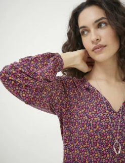 Ditsy Floral Tunic -Marks and Spencer Shop SD 10 T83 5687W ZZ X EC 3