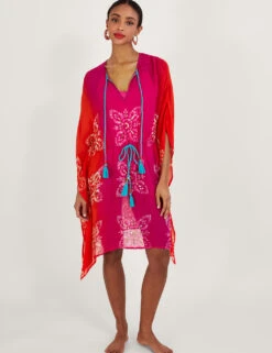 MONSOON Batik Print Kaftan