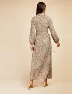 Animal Print Maxi Relaxed Shirt Dress -Marks and Spencer Shop SD 10 T83 6668W ZZ X EC 3