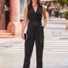 Belted Sleeveless Wrap Jumpsuit -Marks and Spencer Shop SD 10 T83 6718W Y0 X EC 0