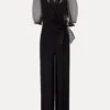 Tie Detail Wide Leg Jumpsuit -Marks and Spencer Shop SD 10 T83 6793 Y0 X EC 90