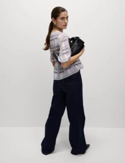 Shirred Tie Front Blouse 24 Shirred Tie Front Blouse -Marks and Spencer Shop Shirred Tie Front Blouse 4