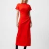 French Connection Slash Neck Midi Column Dress -Marks and Spencer Shop Slash Neck Midi Column Dress