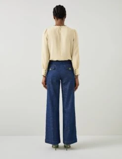 Stand Collar Long Sleeve Blouse -Marks and Spencer Shop Stand Collar Long Sleeve Blouse 2