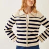 MONSOON Striped Collared Shacket 2 MONSOON Striped Collared Shacket -Marks and Spencer Shop Striped Collared Shacket