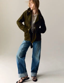 Suede Belted Revere Collar Trench Coat -Marks and Spencer Shop Suede Belted Revere Collar Trench Coat 4