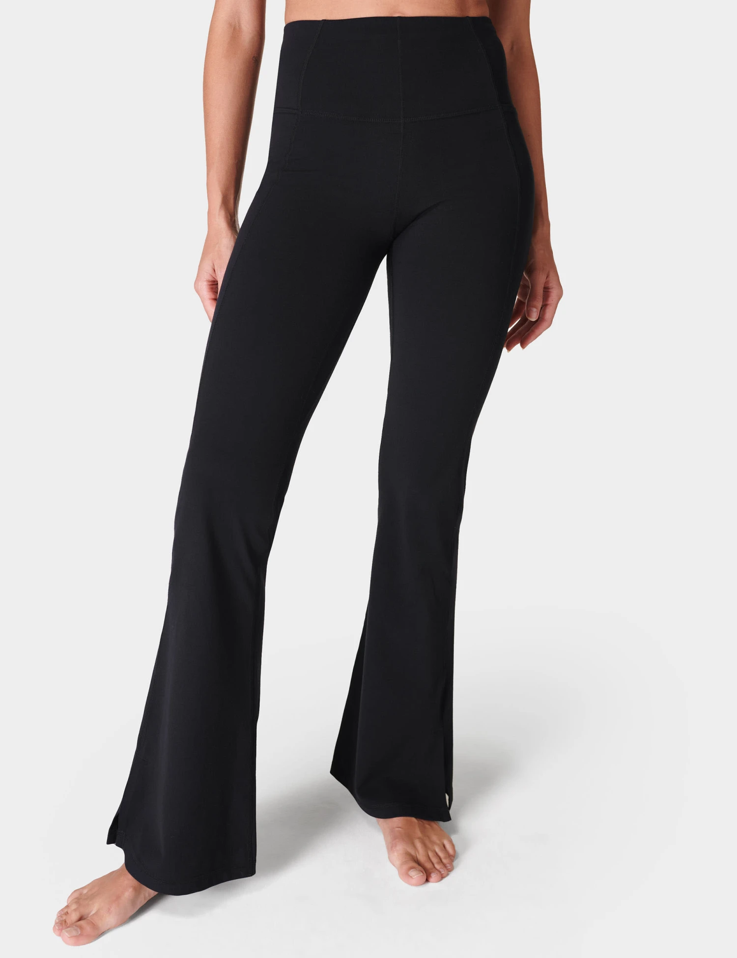 Sweaty Betty Super Soft High Waisted Flared Trousers 3 Sweaty Betty Super Soft High Waisted Flared Trousers