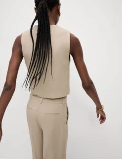 Tailored Asymmetric Waistcoat -Marks and Spencer Shop Tailored Asymmetric Waistcoat 1