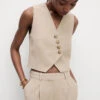 Tailored Asymmetric Waistcoat -Marks and Spencer Shop Tailored Asymmetric Waistcoat