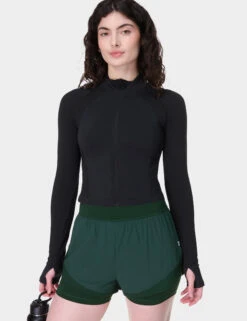 Sweaty Betty Tempo Run Layered Running Shorts -Marks and Spencer Shop Tempo Run Layered Running Shorts 2