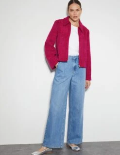 MONSOON Textured Collared Utility Jacket -Marks and Spencer Shop Textured Collared Utility Jacket 2