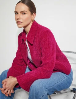 MONSOON Textured Collared Utility Jacket