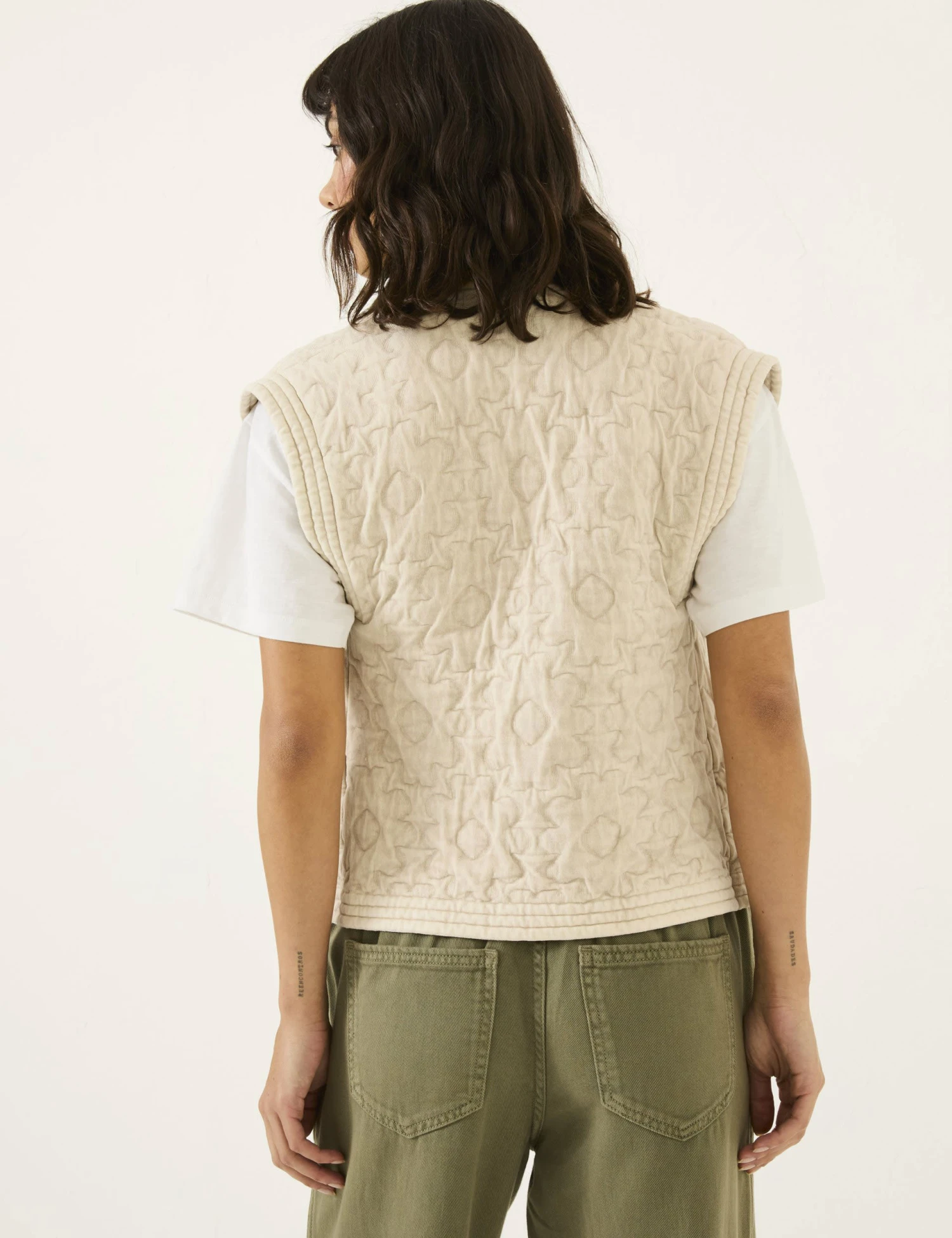 Textured Floral Waistcoat 6 Textured Floral Waistcoat - Image 4