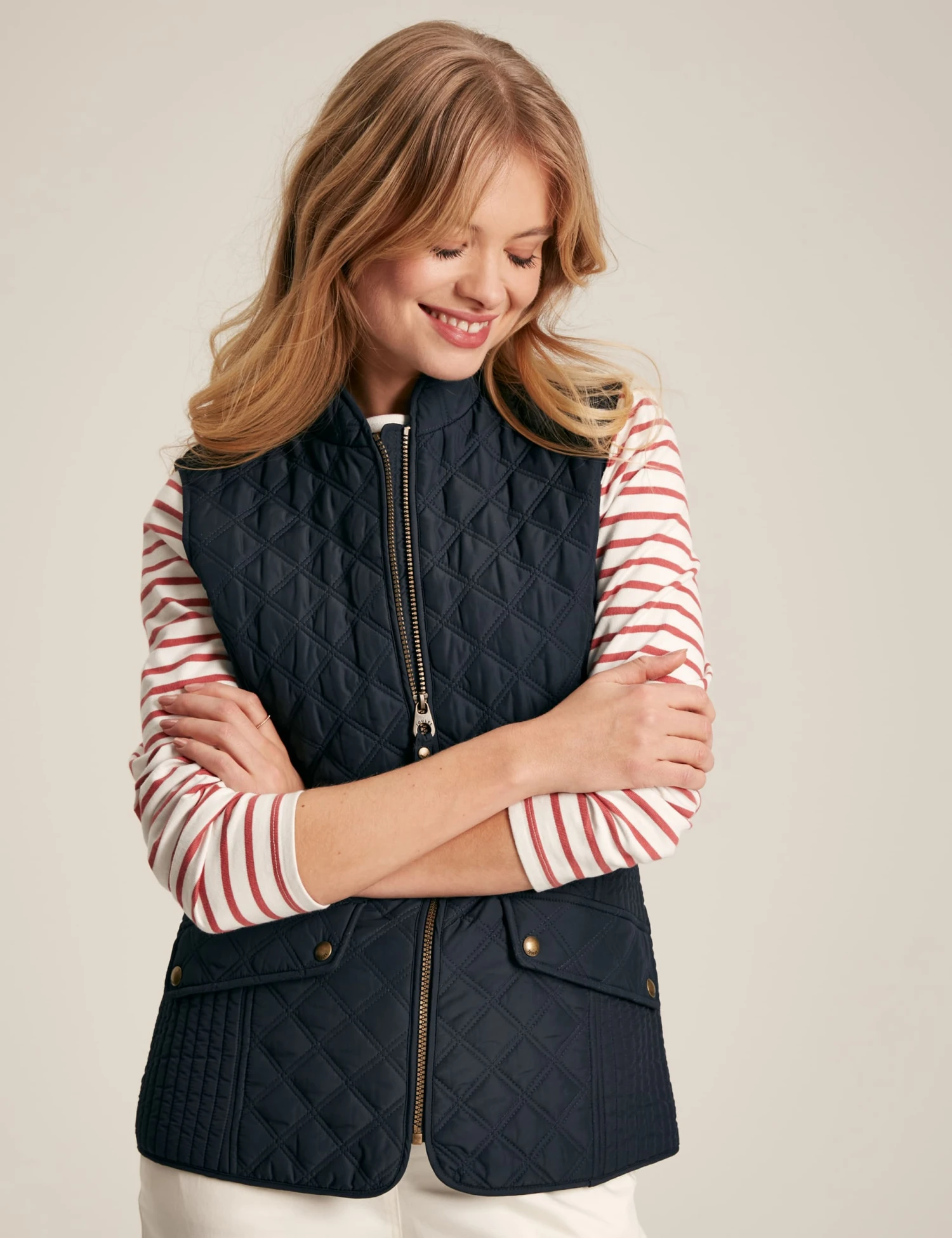 Joules Textured Quilted Gilet 3 Joules Textured Quilted Gilet