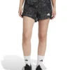ADIDAS Train Printed High Waisted Gym Shorts