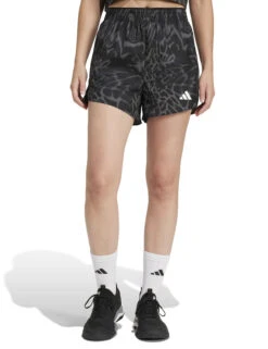 ADIDAS Train Printed High Waisted Gym Shorts