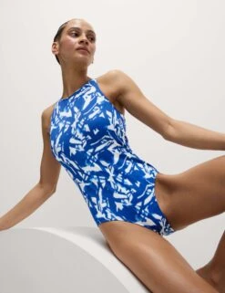 Tummy Control Printed Cut Out Swimsuit 17 Tummy Control Printed Cut Out Swimsuit -Marks and Spencer Shop Tummy Control Printed Cut Out Swimsuit 4