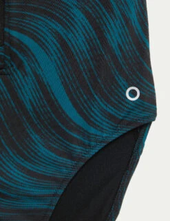 Tummy Control Printed Zip Up Swimsuit -Marks and Spencer Shop Tummy Control Printed Zip Up Swimsuit 7