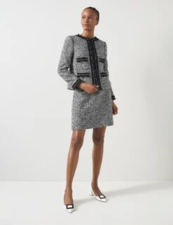 Tweed Textured Short Jacket
