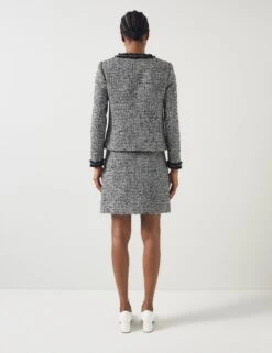 Tweed Textured Short Jacket -Marks and Spencer Shop Tweed Textured Short Jacket 3