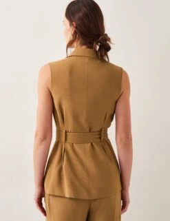 MONSOON V-Neck Tie Detail Waistcoat 16 MONSOON V-Neck Tie Detail Waistcoat -Marks and Spencer Shop V Neck Tie Detail Waistcoat 4