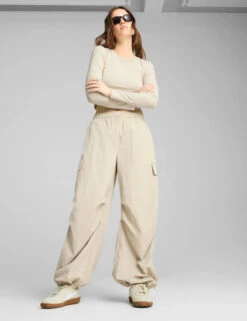 Puma Wardrobe Ess Cotton Rich Crop Top -Marks and Spencer Shop Wardrobe Ess Cotton Rich Crop Top 2