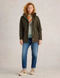 WHITE STUFF Waterproof Funnel Neck Raincoat -Marks and Spencer Shop Waterproof Funnel Neck Raincoat 2