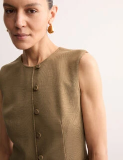 Jaeger Wool Blend Waistcoat