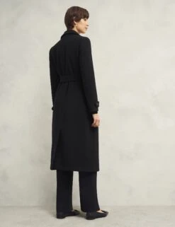 Wool Rich Belted Longline Tailored Coat -Marks and Spencer Shop Wool Rich Belted Longline Tailored Coat 2