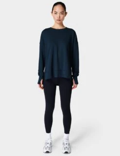 Sweaty Betty After Class Cotton Blend Longline Sweatshirt -Marks and Spencer Shop after class cotton blend longline sweatshirt 3