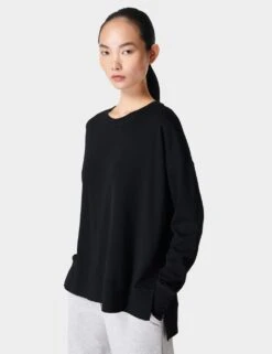 Sweaty Betty After Class Cotton Blend Longline Sweatshirt -Marks and Spencer Shop after class cotton blend longline sweatshirt 6