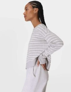 Sweaty Betty After Class Cotton Modal Crop Sweatshirt -Marks and Spencer Shop after class cotton modal crop sweatshirt 13