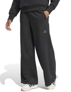 ADIDAS ALL SZN Cotton Rich Fleece Wide Leg Joggers -Marks and Spencer Shop all szn cotton rich fleece wide leg joggers 13