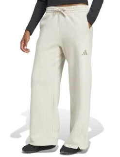 ADIDAS ALL SZN Cotton Rich Fleece Wide Leg Joggers -Marks and Spencer Shop all szn cotton rich fleece wide leg joggers 7