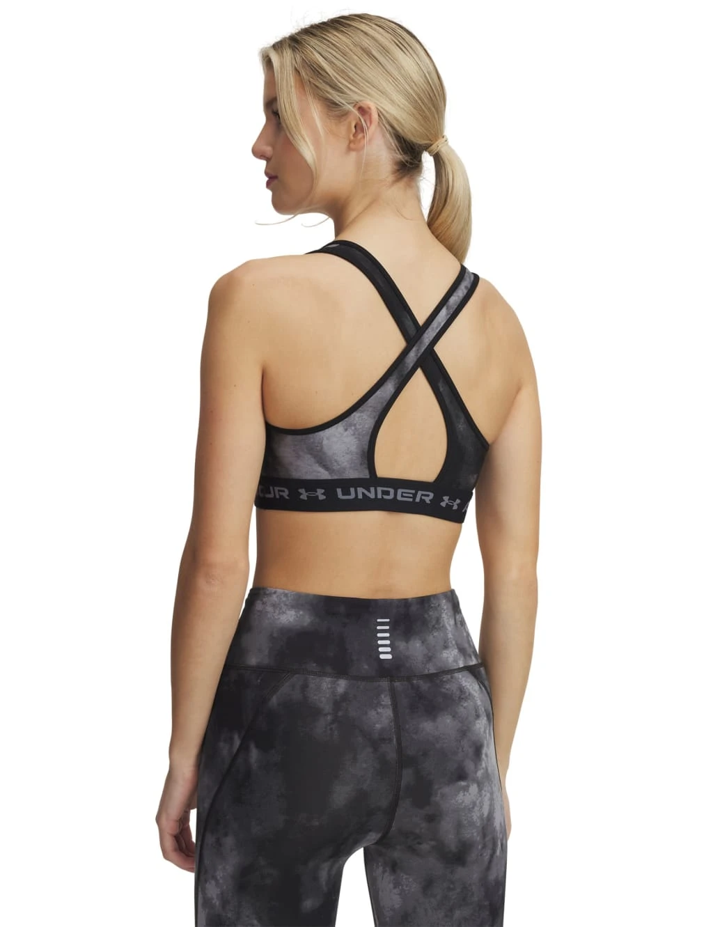 Under Armour Armour Mid Crossback Printed Sports Bra 7 Under Armour Armour Mid Crossback Printed Sports Bra - Image 5